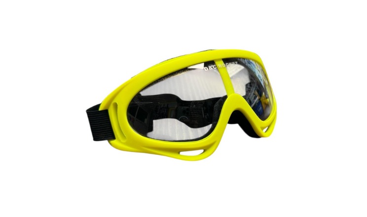 GOOGLES VERDE BRILLANTE-BLANCO